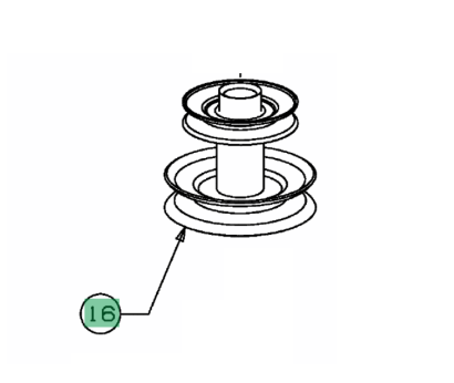 Koło pasowe podwójne 756-05184