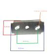 Uchwyt noża adapter NAC WR65706 - wał 22,2 mm - 2